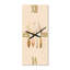 Bouquets de fleurs sauvages dans des vases dorés II - Horloge murale traditionnelle-592900286