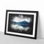 Lake Mcdonald Montana Paint Splash - Picture Frame Graphic Art-56865811-56865814