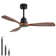 Nicola 48'' 3 - Blade Matte Black Standard Ceiling Fan with Remote Control
