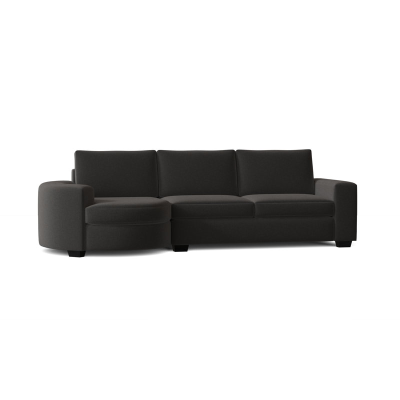 Canapé modulaire Anastase, Bennett gris anthracite performance, Espresso