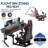 Anman Adjustable Reclining Ergonomic Faux Leather PC & Racing Game Chair in Black/Red