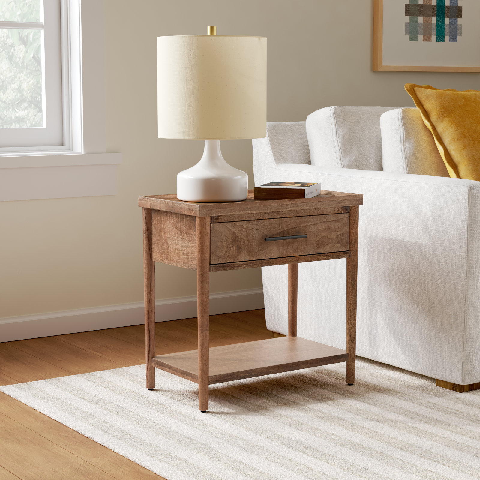 End Table With Storage