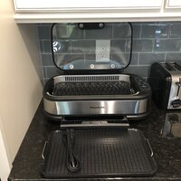 PowerXL Smokeless Grill Pro 1500W Smokeless Grill Pro with Griddle Plate  Model K50547 Refurbished