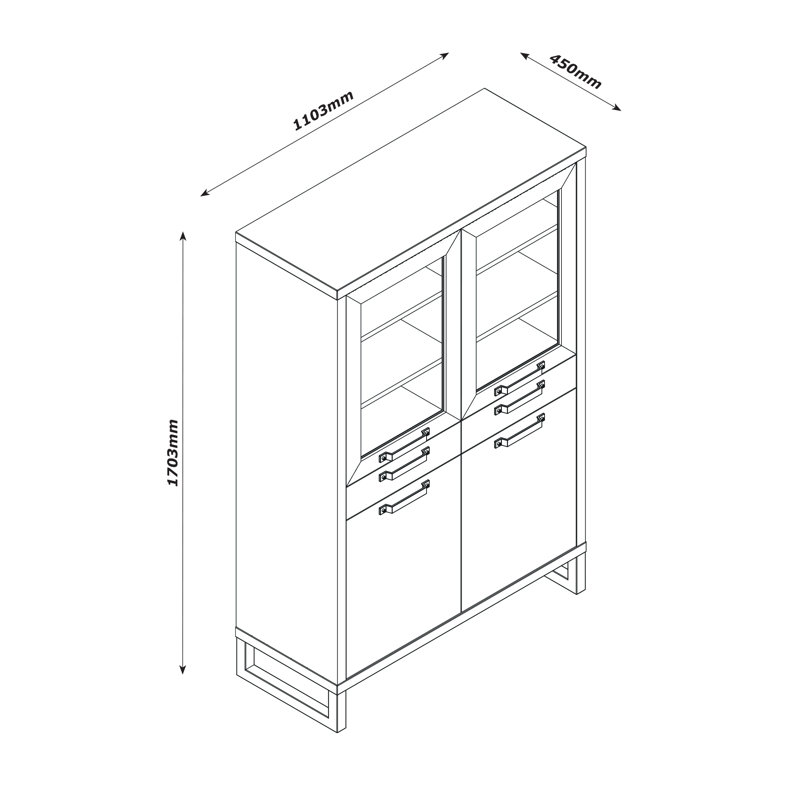 Lafabrica 110.3cm Sideboard