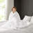 Overfilled Down Alternative Comforter, Full/Queen, Luxuriously Soft And Fluffy For Ultimate Coziness And Warmth