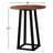 Angeles Walnut Round Dining Table