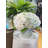 Seafoam and White Hydrangea Floral