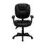 Chaise de bureau ergonomique multifonctionnelle à dossier moyen avec rembourrage coussiné-30773684-30773691