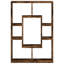 90cm H x 63cm W Geometric Bookcase-105620078
