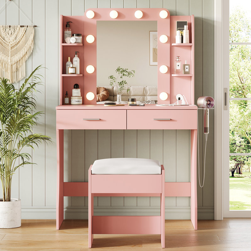 Coiffeuse Jaeli, Pink