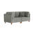 Seemab 80.4" W Upholstered Corduroy Standard Loveseat with Solid Wood Legs-420836736