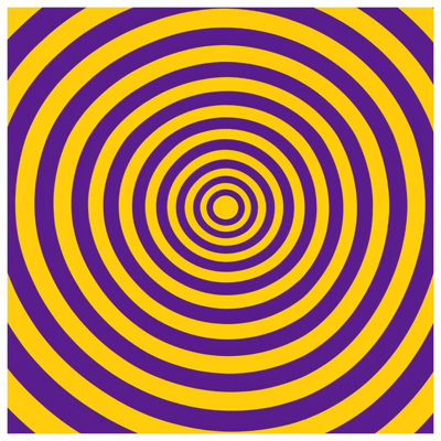 Vibrant Optical Art Linen Throw Pillow
