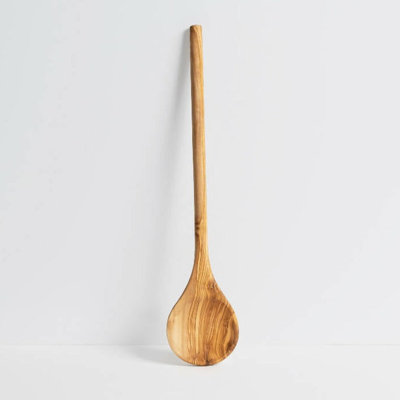 Cuillère ronde en bois d'olivier