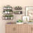 Granli 5 Piece Metal and Wood Accent Shelf