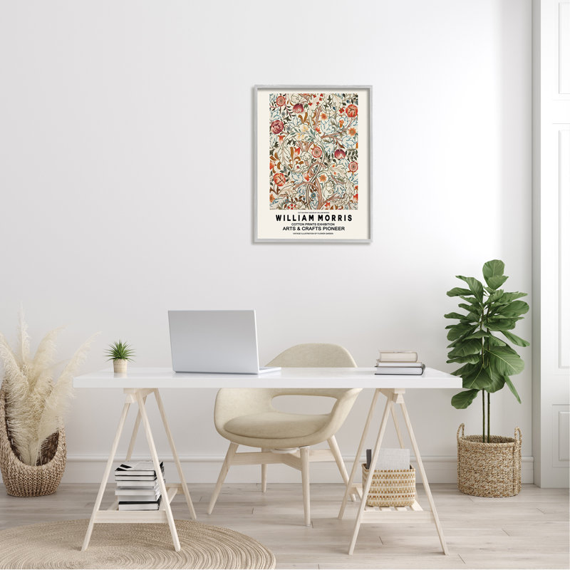 Dépliant texturé «Bold Red Flowers», L 11 po x H 11 po, Estampe numérique Farmhouse