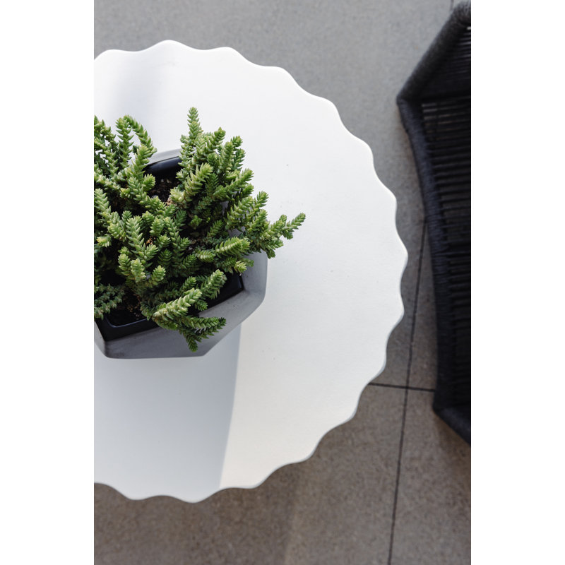 Athena Concrete Outdoor Patio End Table