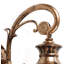 Applique murale vintage de 43 cm (16,9 po), applique extérieure en verre étanche avec douille E26