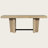 Farmhouse 78.1" Extendable Dining Set for 6 with Bench, 4 Upholstered Chairs, Thick Tabletop-1654312882-1654312883-1654312887