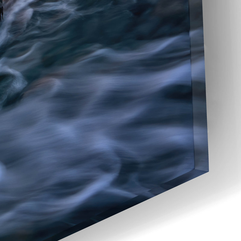 «Shining Through» par Rick Berk, art mural en verre acrylique, H 16 po x l 12 po x P 0,13 po