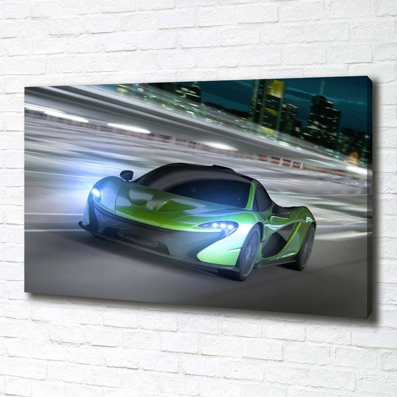 Racer - Wrapped Canvas Art Prints