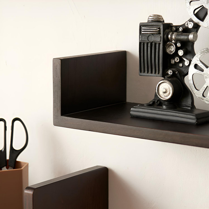 Solid Wood Floating Wall Shelf