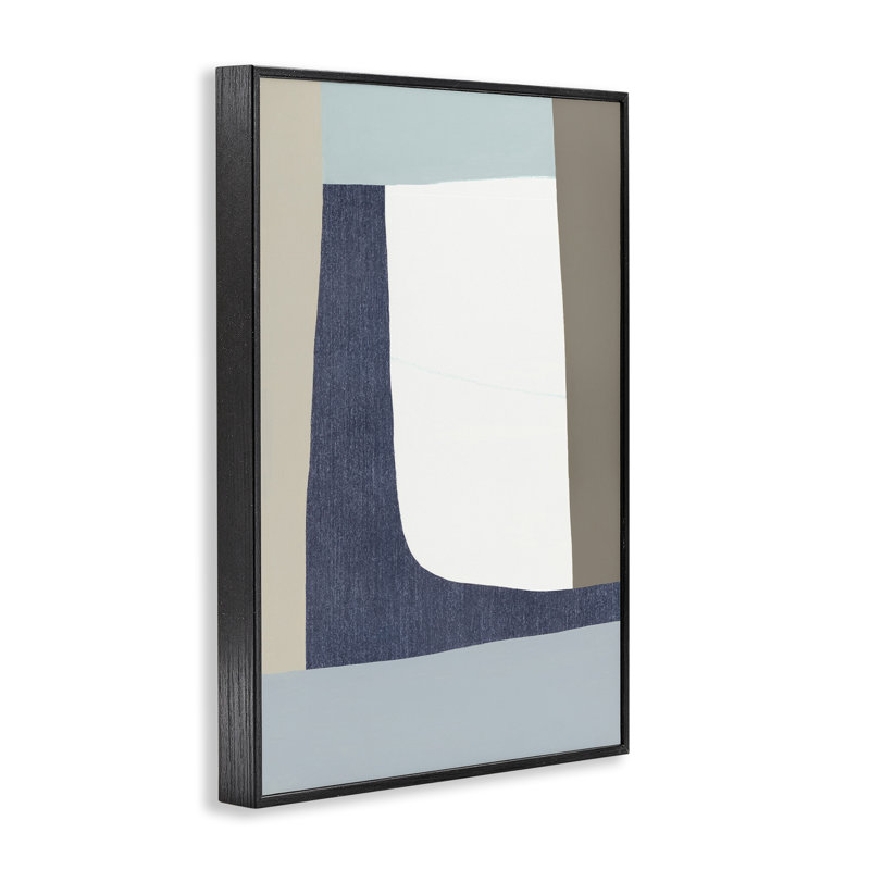 Giclée encadrée par Earthy Natural Flow, design par Hannah Dawson, H 18 po x l 12 po, Giclée encadrée noir minuit