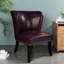 Fauteuil d'appoint confortable en cuir Pu
