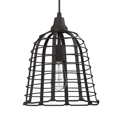 1 - Light Black Lantern Pendant