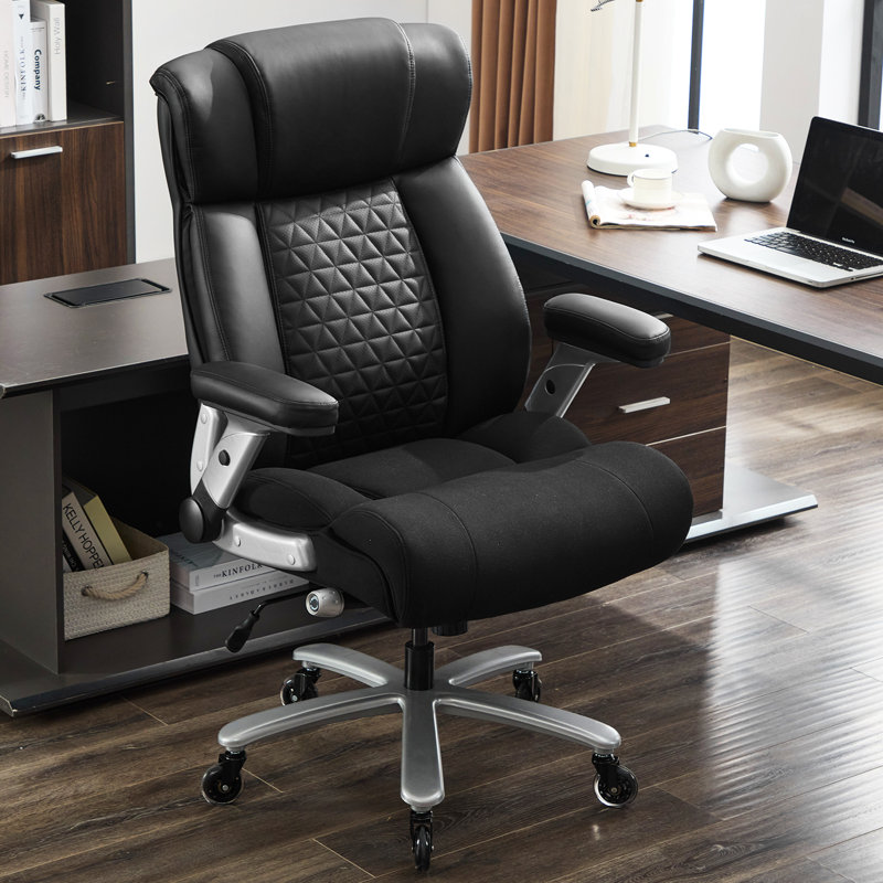 Big And Tall Executive Office Chair For 500 Lbs With Adjustable Lumbar Support