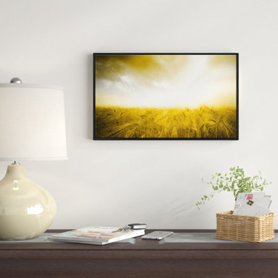 " Yellow Meadow Under Bright Sun "