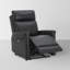 Fauteuil inclinable électrique en cuir végétalien Zero Clearence-1867073764