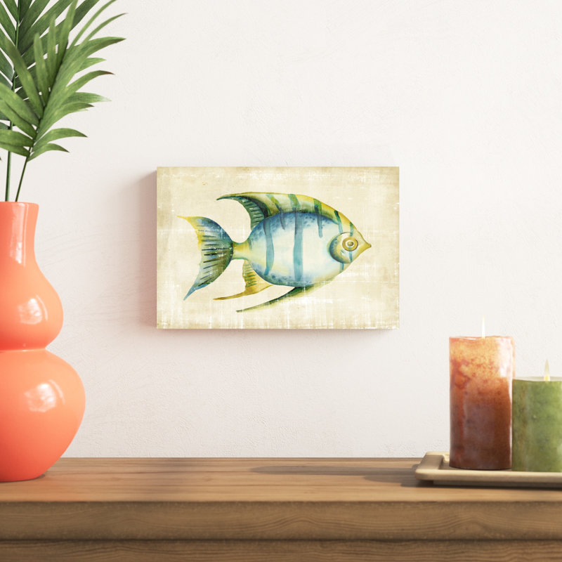 Aquarium Fish I, peinture sur toile, H 8 po x l 12 po