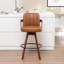 Tabouret de bar pivotant Jarissa-574366882