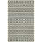 Tapis bleu marine / crème en nylon touffeté de style aztèque Mohawk collection Beloit-2118327432