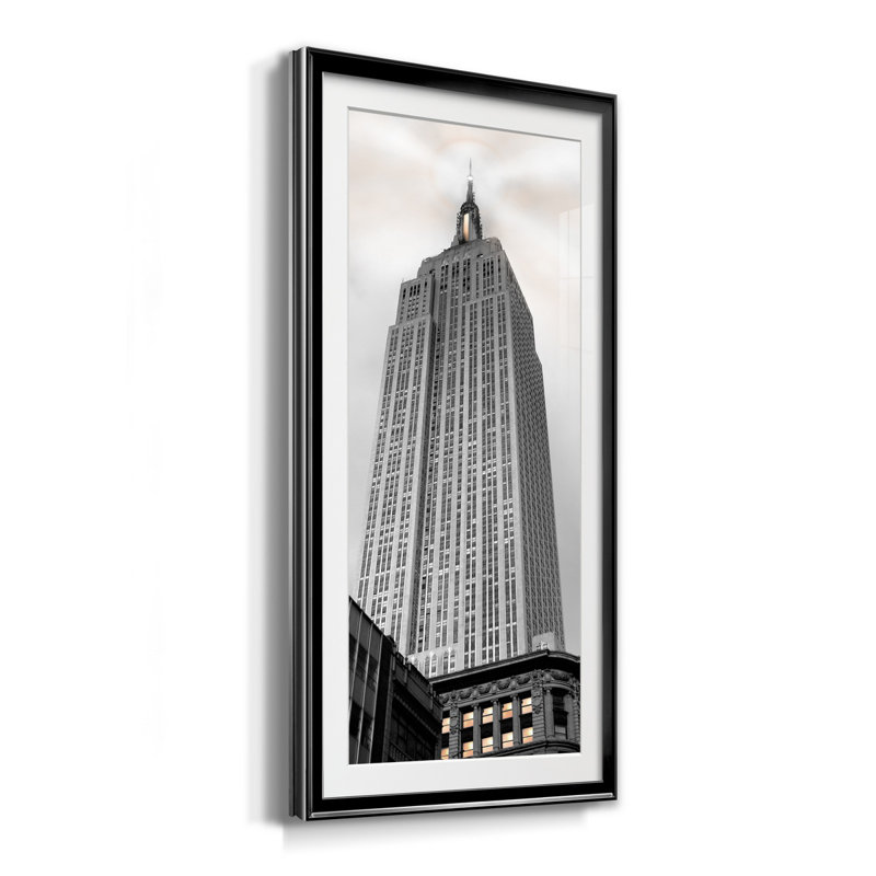 Empire State Building - Impression, H 14,5 po x l 26,5 po x P 1,5 po, Noir