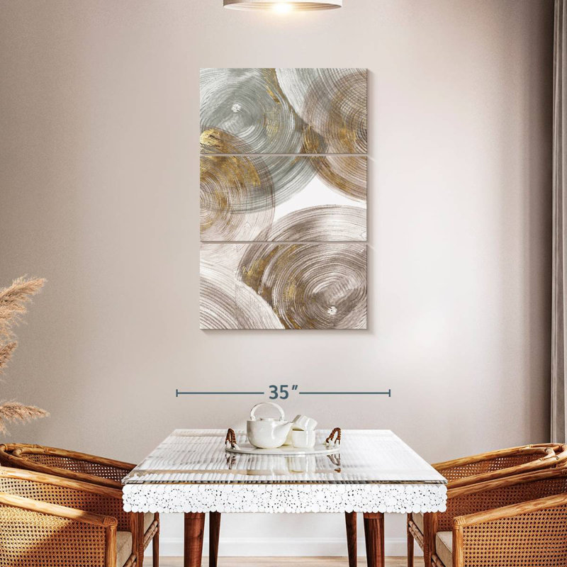 Avery Spiral Rings II, 65" H x 42" W