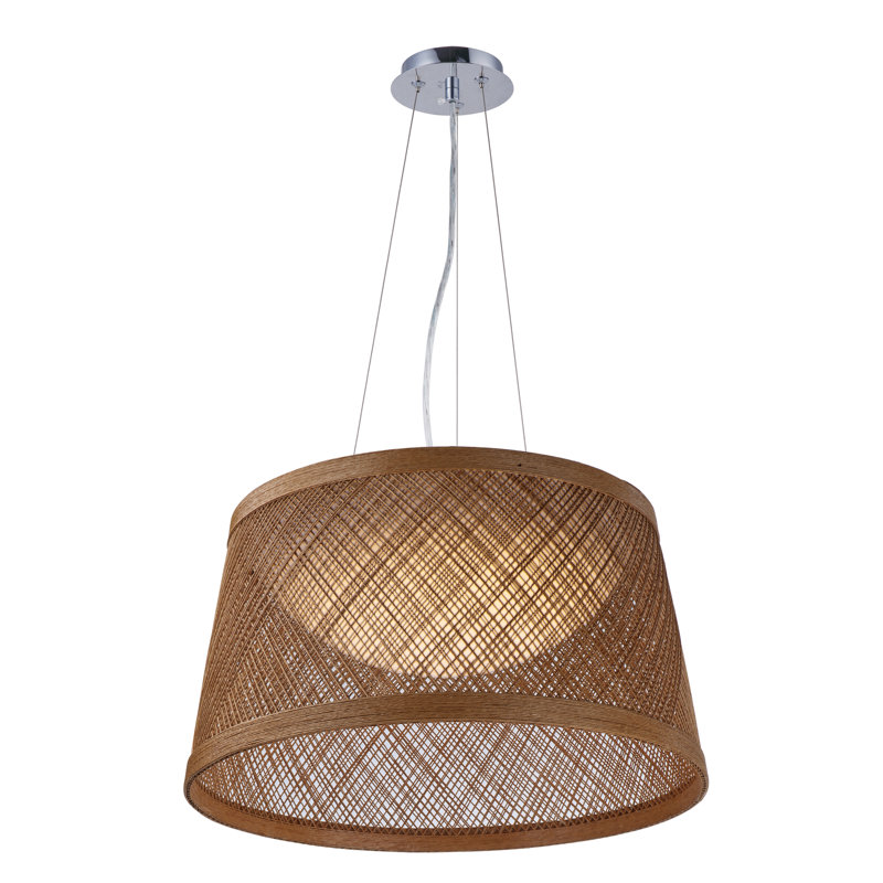 Carlisle 1 - Light LED Single Pendant, Natural