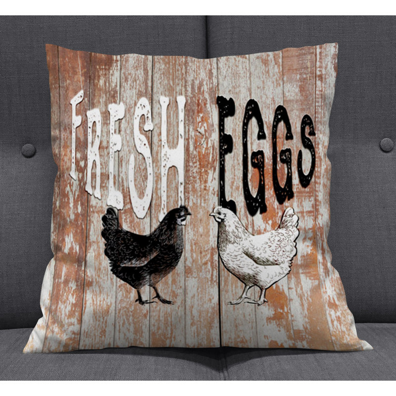 Throw Pillow With Insert, Brown 8, 18"H x 18"W