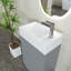 Meuble-lavabo simple 18,6 po avec comptoir en céramique Jesara-2045344056
