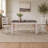 Transitional Design Rectangular 1pc Dining Table Grayish White and Brown Finish Furniture