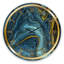 Agathe Ripple Golden Rivers - horloge murale moderne-49188473