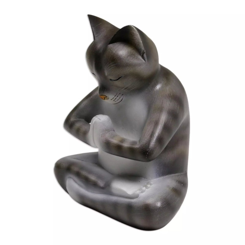 Figurine kitty méditant Ernest