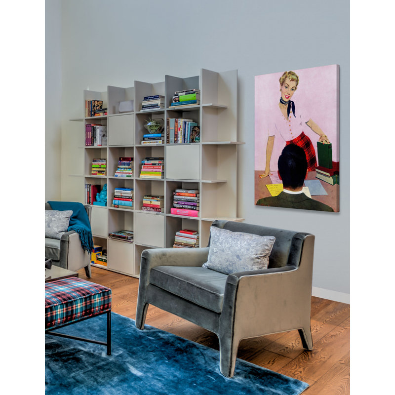 Reproduction d’art sur toile tendue coed, H 24 po x l 16 po x P 1,5 po