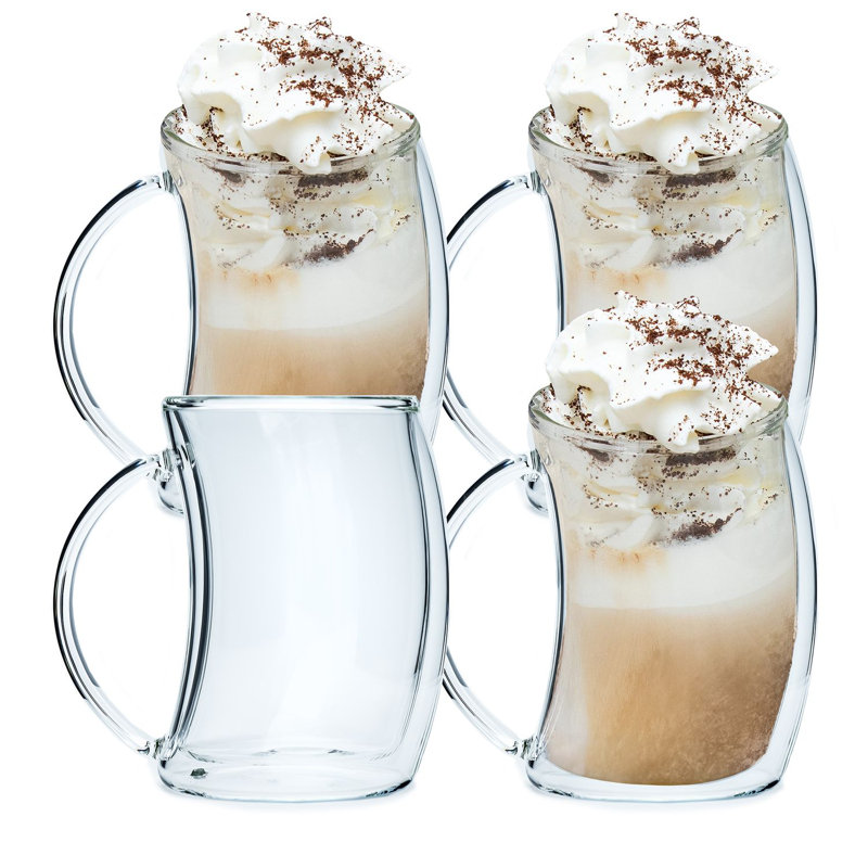 200ml Double Wall Glass, 4