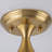 1 - Light Gold Modern Globe Glass Semi Flush Mount