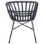 Chaise avec accoudoirs à dossier Simeon Windsor-1813663260