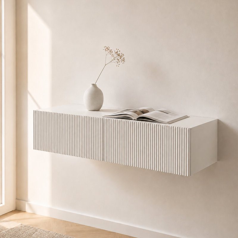 Meuble-lavabo flottant à panneau flottant Modern