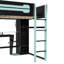 Lit mezzanine avec rangement Gaming