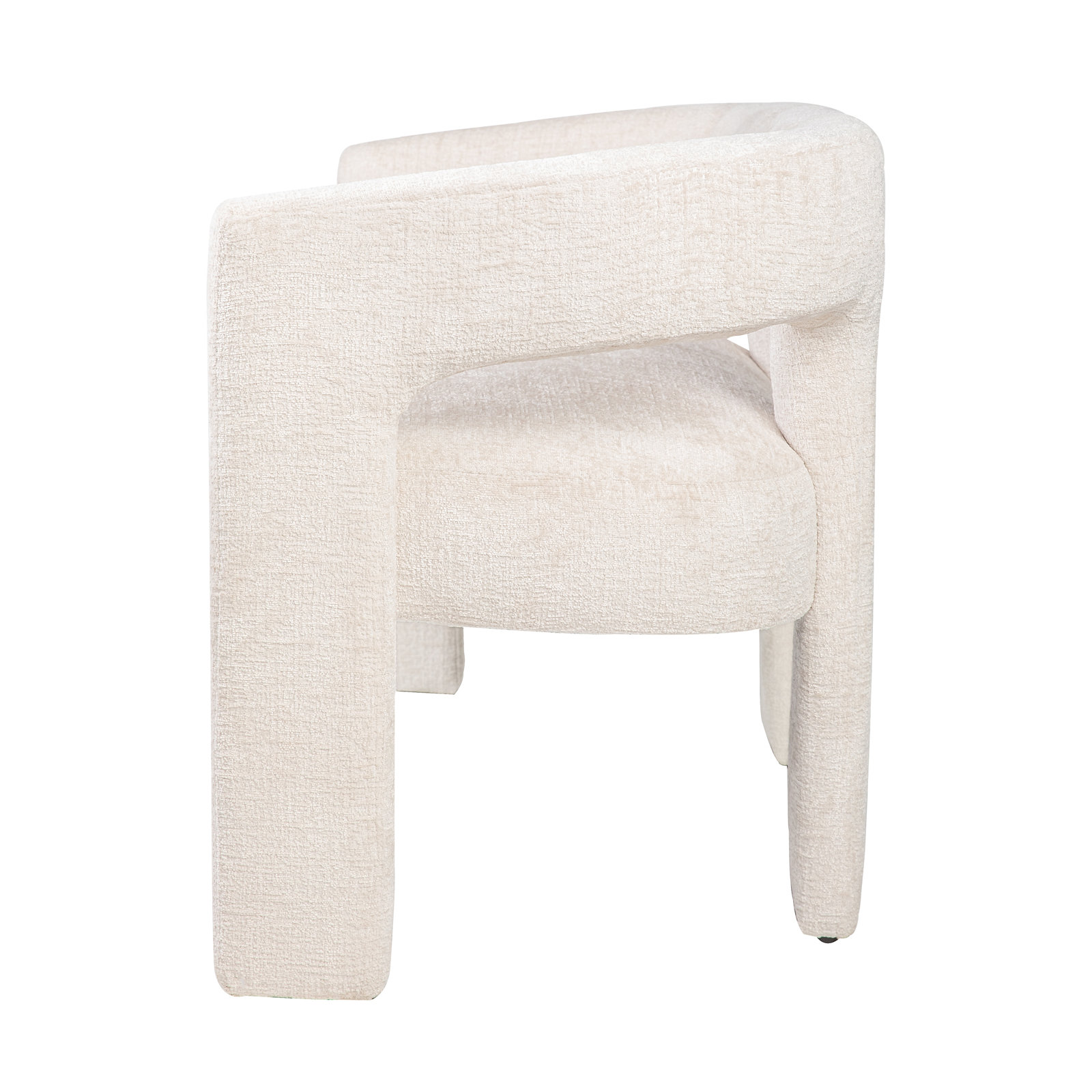 Anouchka Bench, Gwen Natural Beige Microsuede