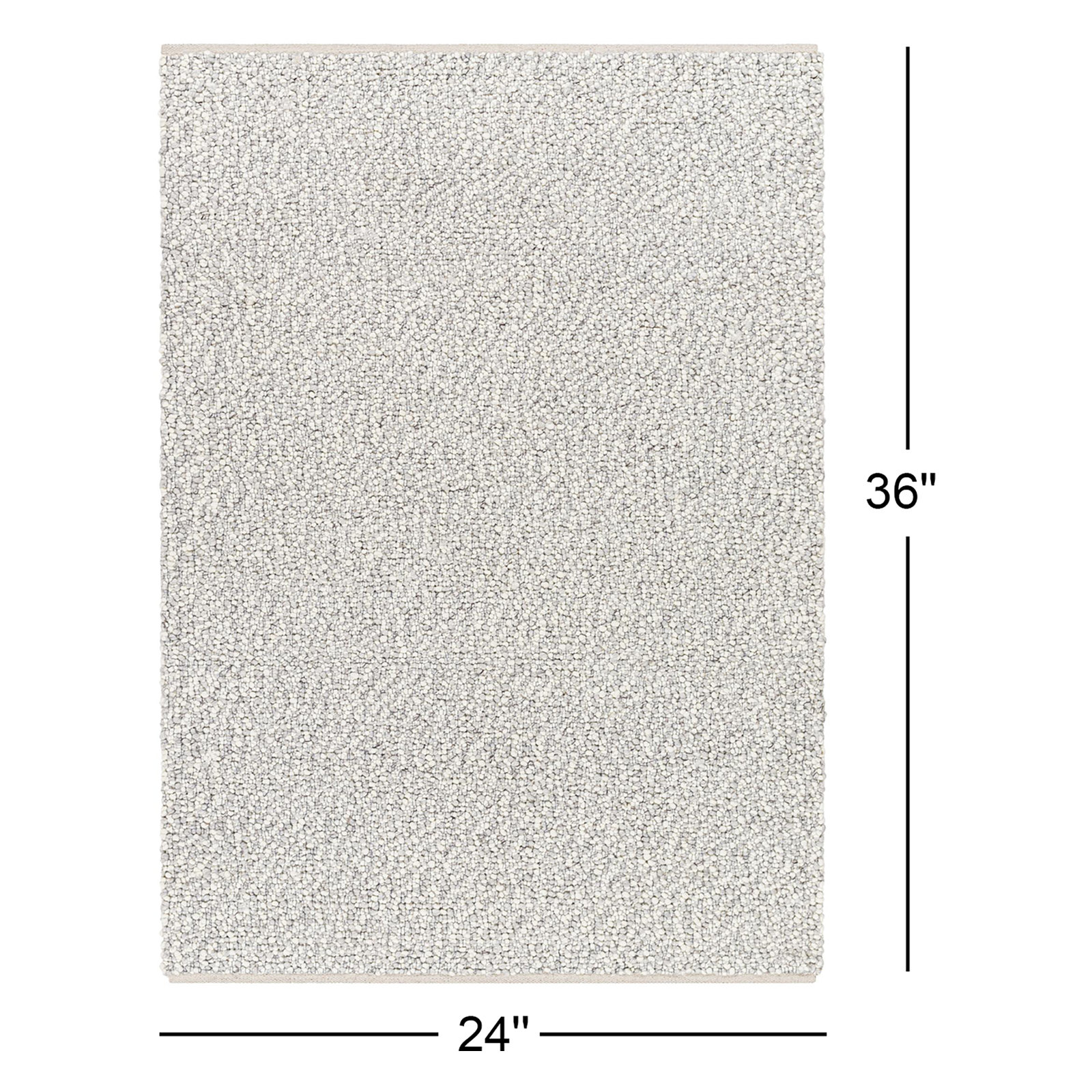Edine Hand-Woven Jute Rug, Rectangle 2' x 3'
